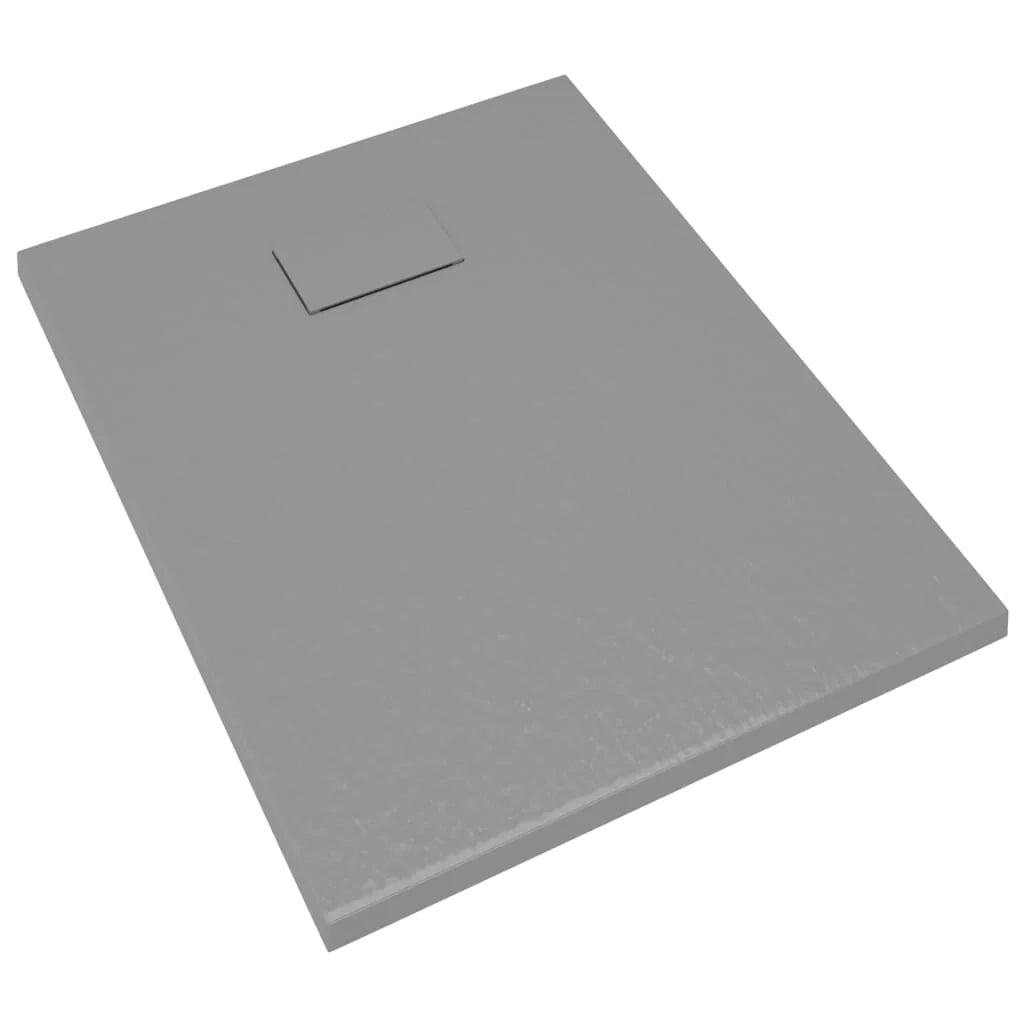 Piatto doccia da bagno grigio SMC 90x70 cm 02_0001973