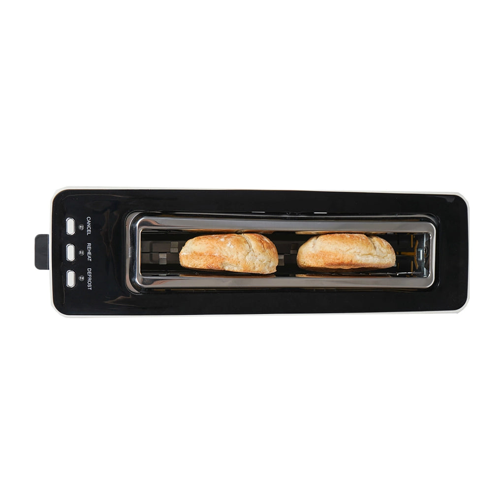 Tostapane per fette lunghe elettrico 900W, slot extra largo per pane in cassetta, 7 livelli doratura regolabili - SOGO