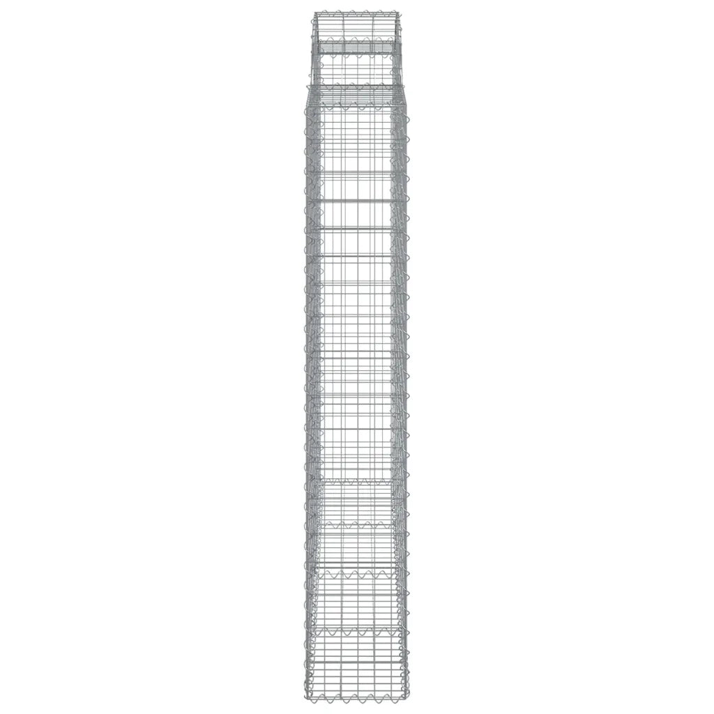 Cesti Gabbioni ad Arco 7 pz 200x30x180/200 cm Ferro Zincato 3146199