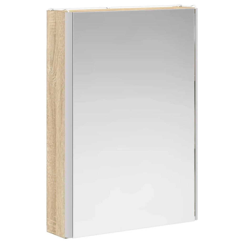 Mobiletto per specchio da bagno Rovere Sonoma