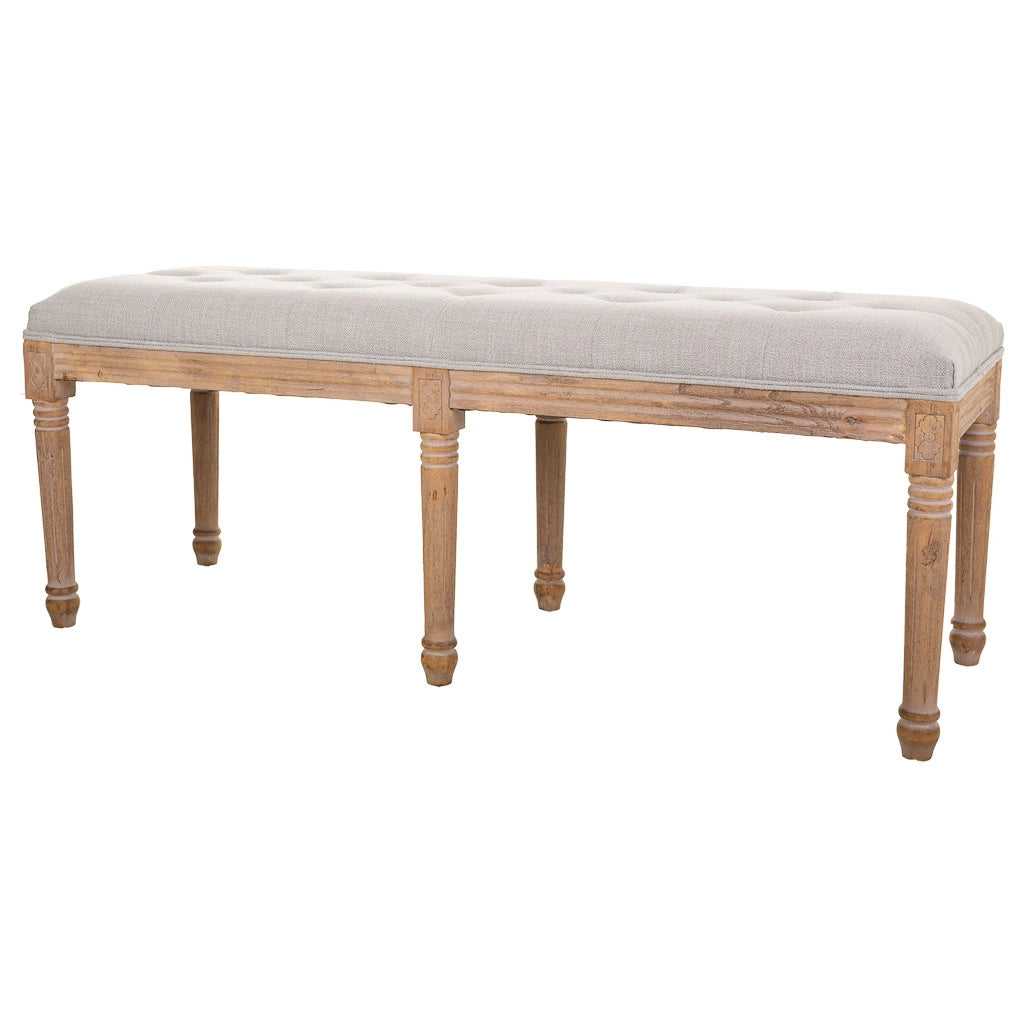 Panchina in legno marrone 122x41x48