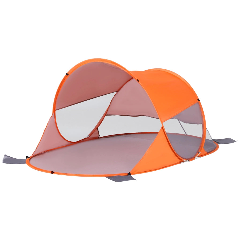 Tenda da spiaggia pieghevole pop-up automatica ¨C zephmum ¨C arancione
