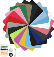 20 set di adesivi per stirare per abbigliamento - 20 colori di adesivi premium per riparazione abbigliamento (95 x 125 cm)