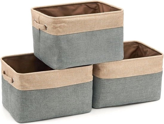 Organizzatore di stoccaggio in tela a strati ripiegabile con maniglie per contenitore in plastica per bambini e giocattoli con pannelli per giardino