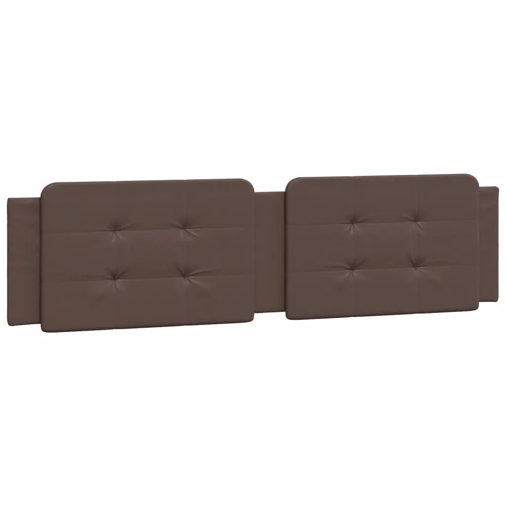 Cuscino Testiera Zadar Marrone 200 cm in Similpelle 374885