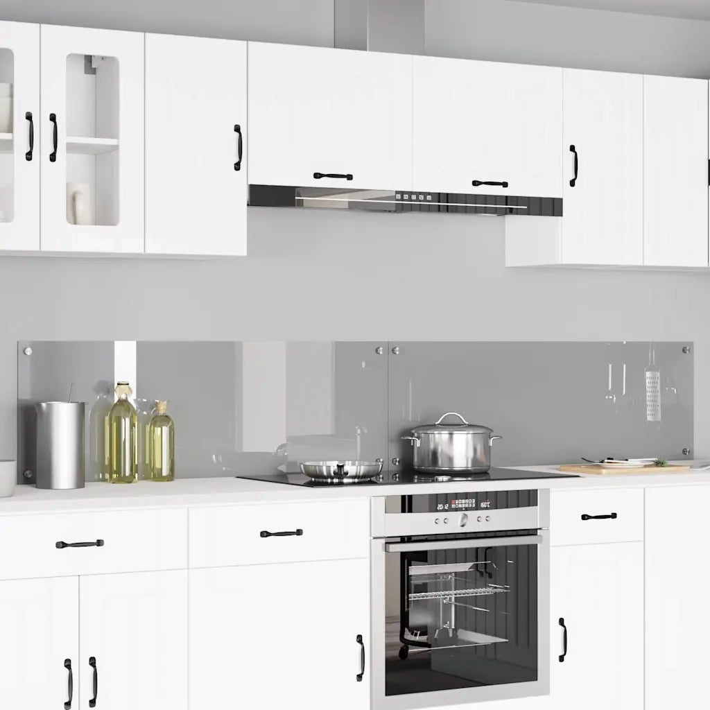 Schienale da cucina 2 pcs Grigio chiaro 120 x 40 cm 3415503