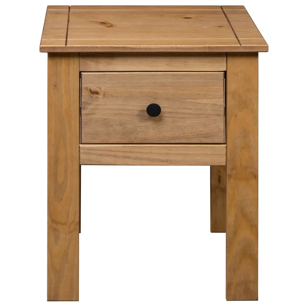 Comodino-Tavolino da notte 46x40x57 cm in Legno di Pino Panama Range 675572