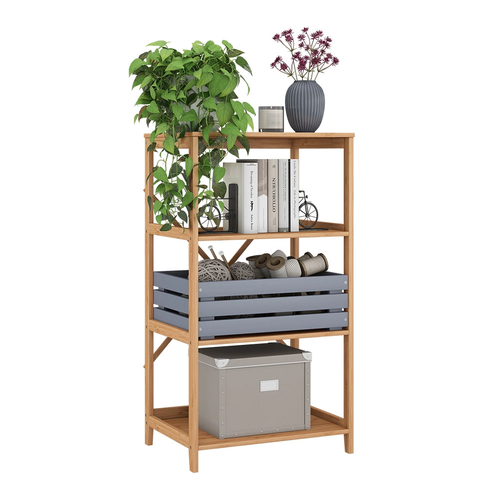 Vicco Libreria Bambù 48.3 x 87.9 cm Con 4 scomparti aperti