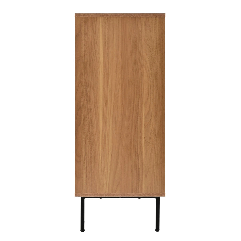 Credenza con 2 Ante Scorrevoli e 3 Cassetti ¨C MINIMAL ¨C 140x91x37 cm