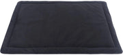 Mat per cani, cuscino per cani, letto morbido e caldo per cani, tappeto antiscivolo lavabile per animali domestici, materasso riscaldante per cani e gatti FC004 (74 * 53 cm, Nero)