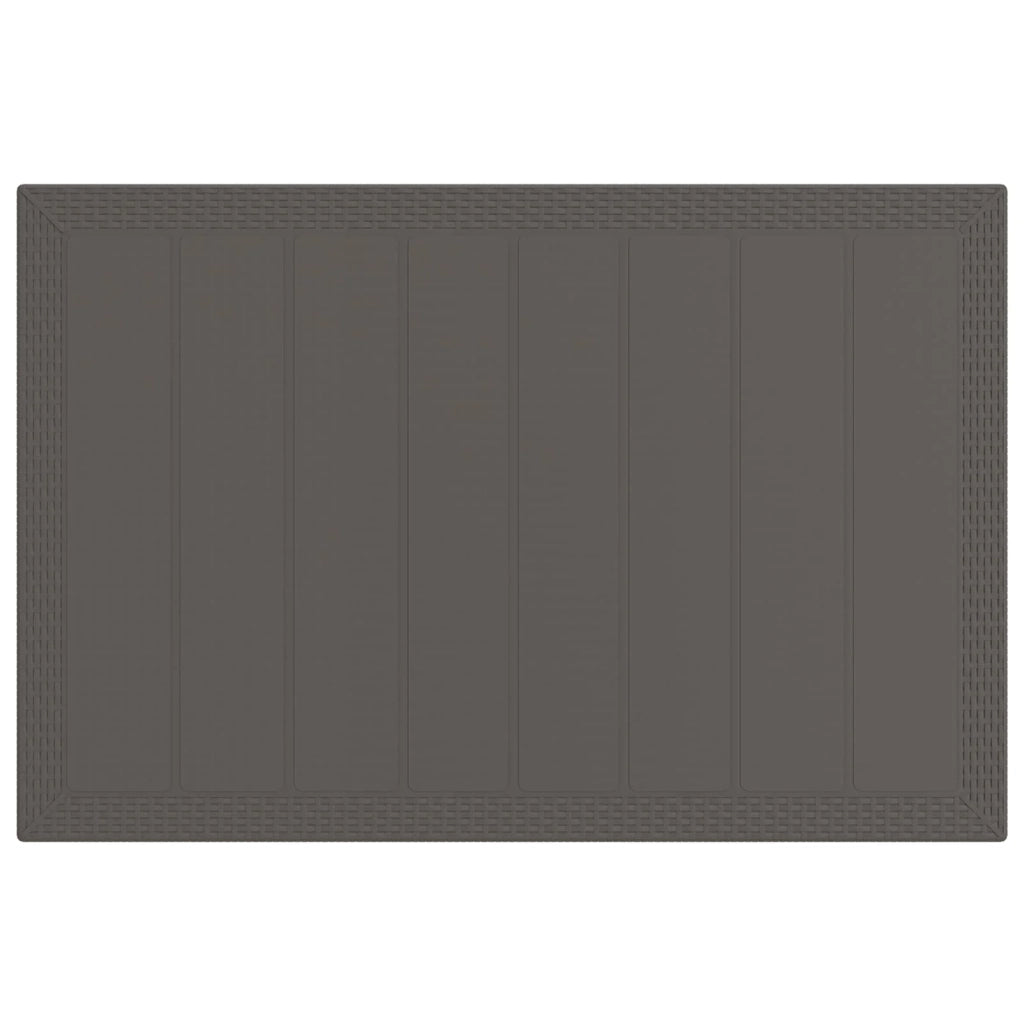 Set da Pranzo per Giardino 5 pz Grigio chiaro e Tortora PP 3430133