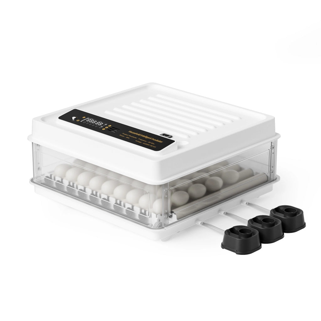 Fudajo Incubatrice per uova automatica, incubazione per 64 uova, 110 W con sistema di rotazione, controllo della temperatura e regolazione dell'umidità, allevamento pulcini
