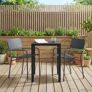 Set Mobili da Esterno 3 pz Antracite Acciaio 3422866