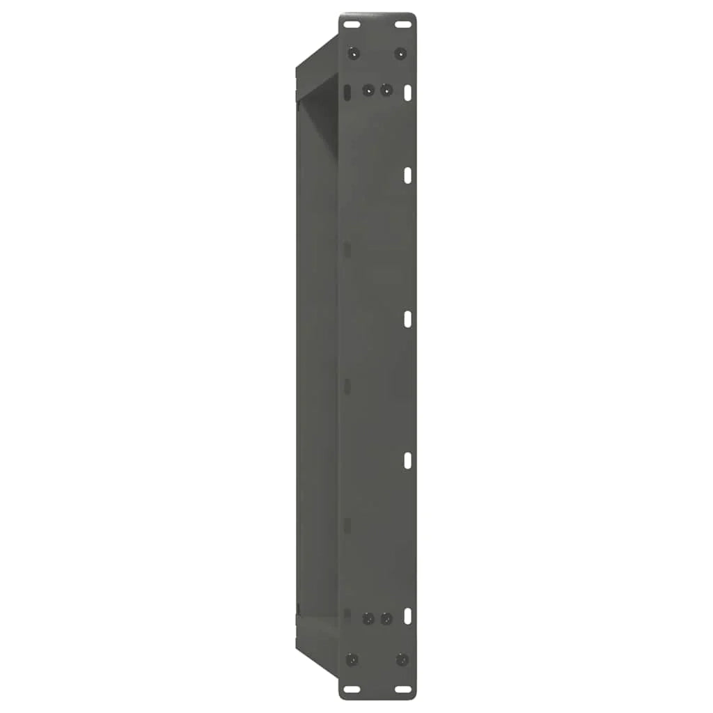 Set di 2 gambe per tavolino a forma di U personalizzabili design moderno 70 x 30 cm acciaio antracite 02_0057039
