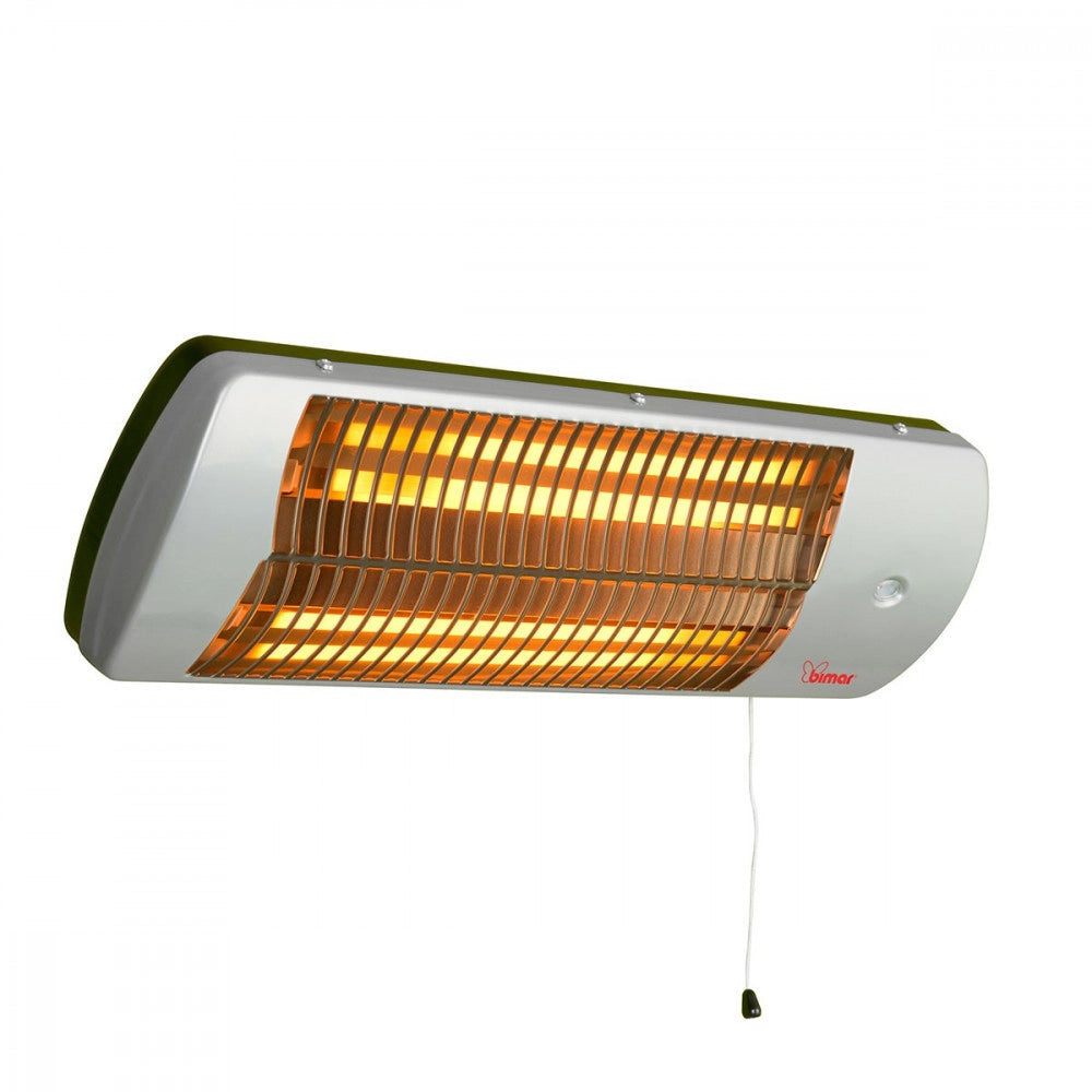 Bimar hr 307 stufa quarzo a parete 1500w - ip24