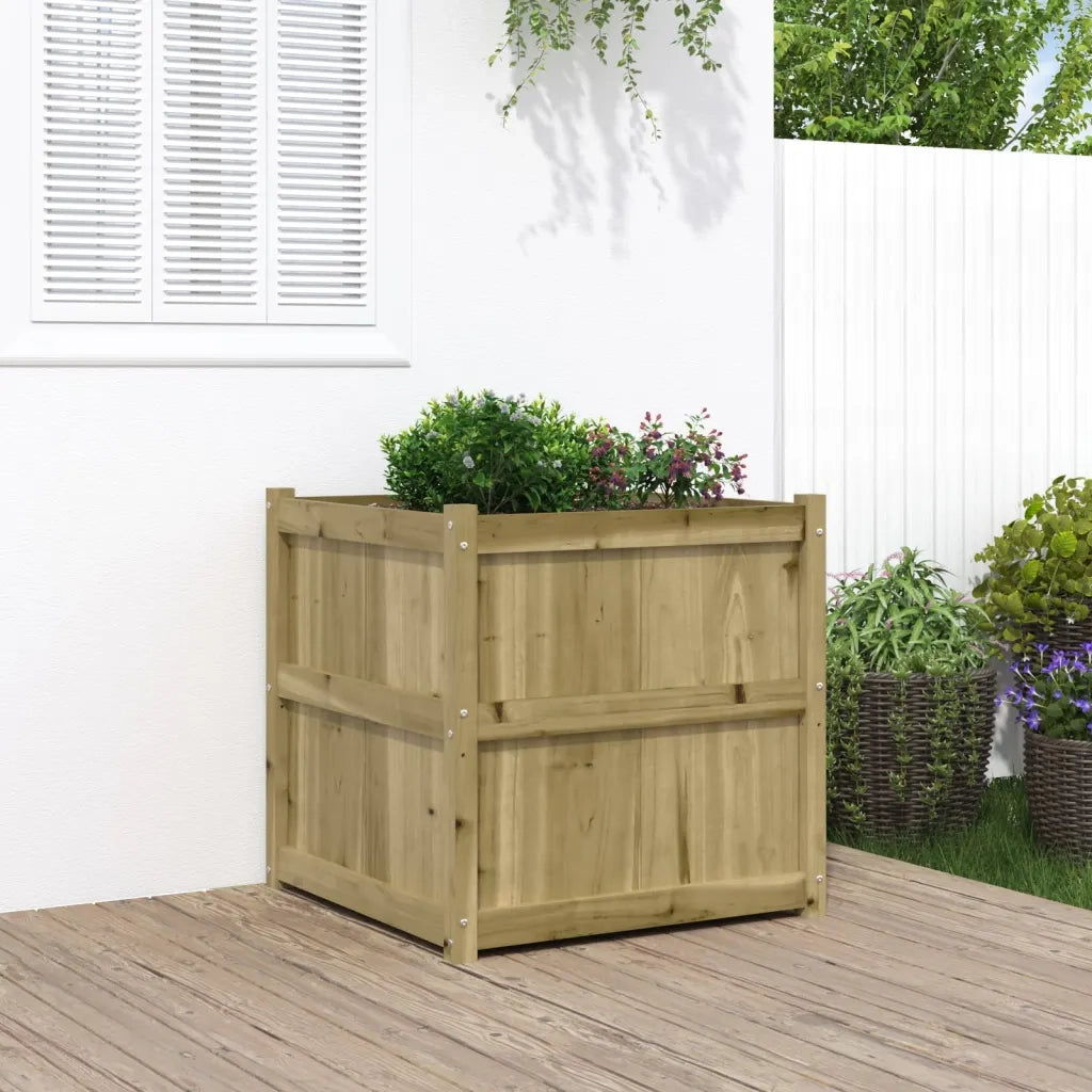 Fioriera da Giardino 70x70x70 cm in Legno di Pino Impregnato 837438