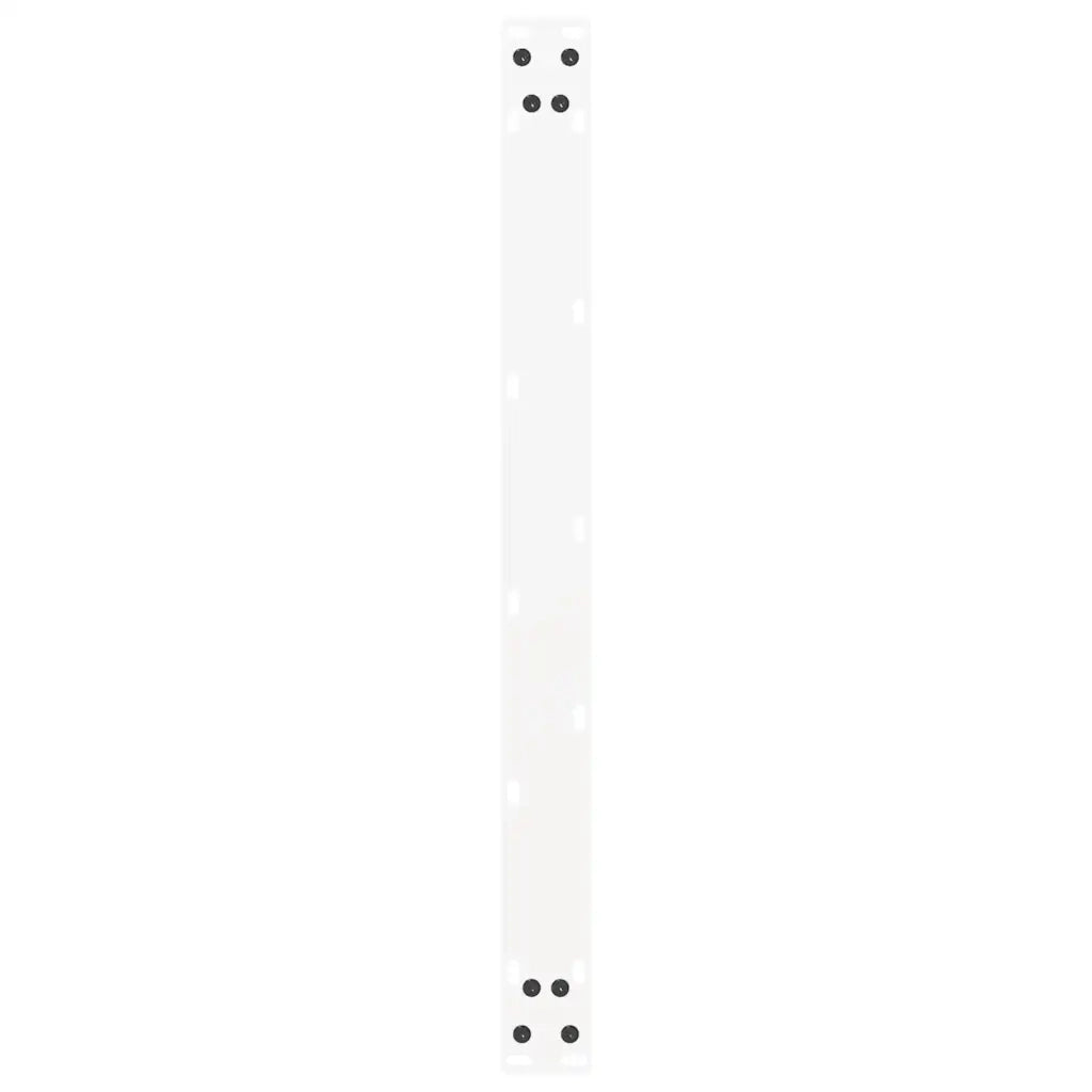 vidaXL Gambe per Tavolino da Caffè a Forma di U 2 pz Bianche 60x(42-43) cm Acciaio