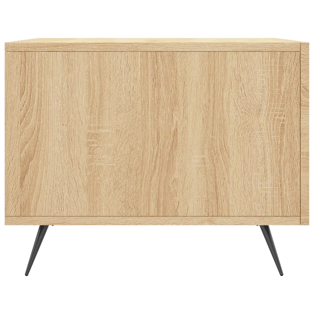2 pz Tavolini salotto | Tavolino da caff¨¨ | Tavolino da Soggiorno Rovere Sonoma 50x50x40cm Legno Multistrato