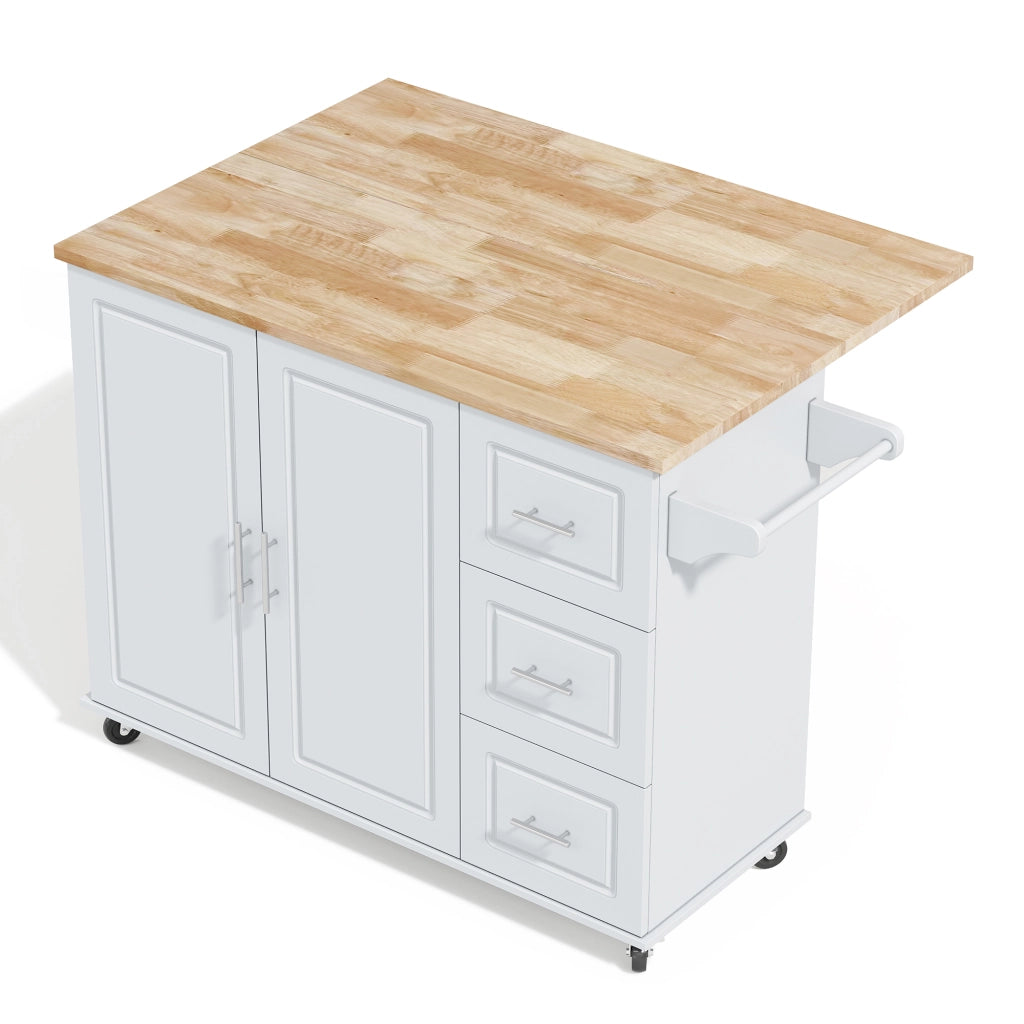 Tavolo da Cucina Pieghevole con Cassetti e Ripiani ¨C MINIMAL ¨C Rovere, 137x43x92 cm