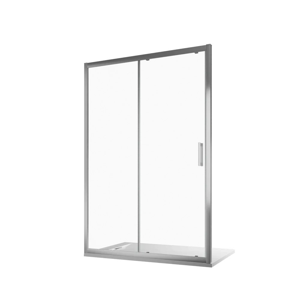 Porta doccia 130 cm scorrevole reversibile vetro 6mm trasparente h180cm | Sicily