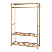 Appendiabiti di design in bambù per mobili da ingresso 165 x 100 x 35 cm finitura naturale 03_0010368