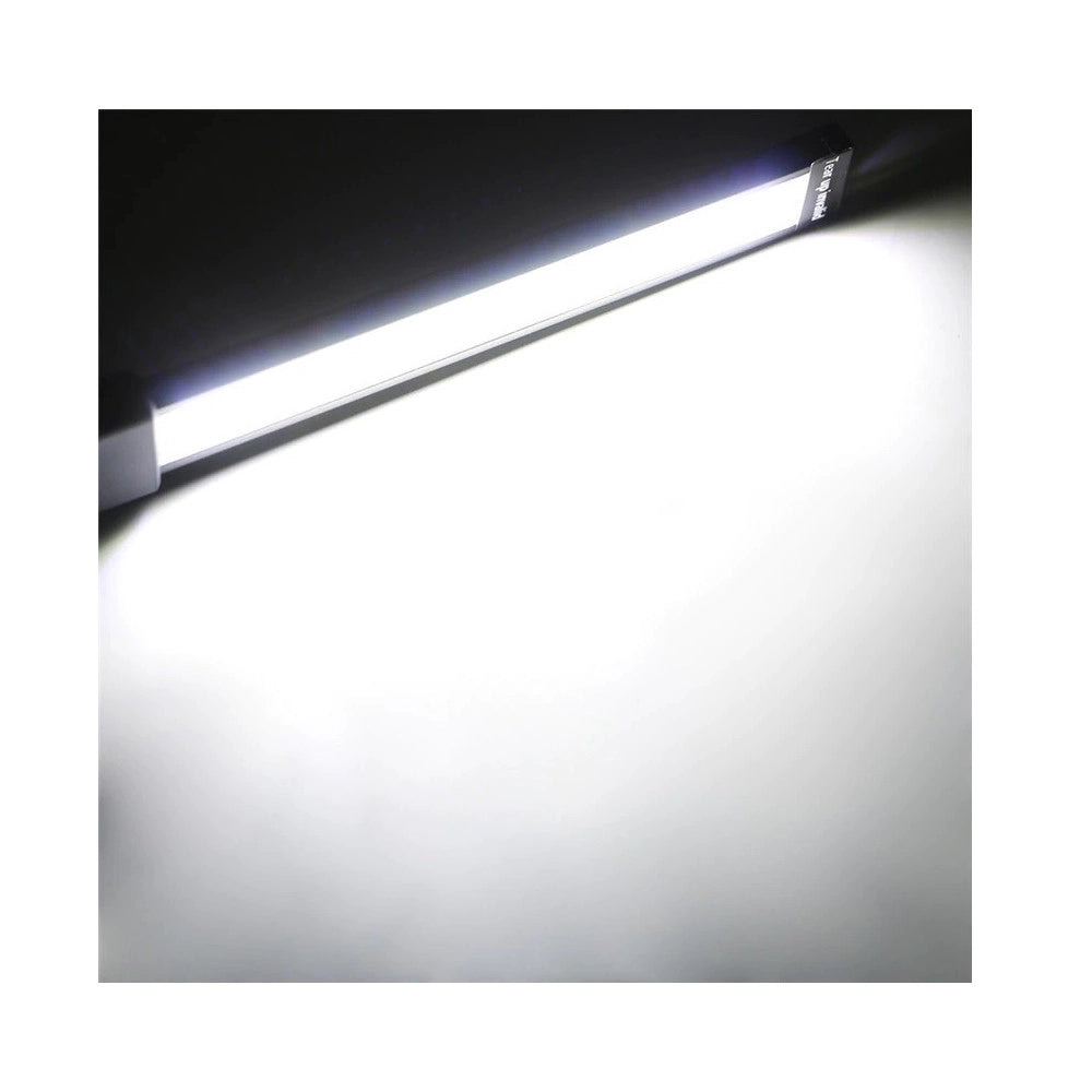 Trade Shop - Lampada Torcia Lavoro Calamita Portatile Ricaricabile Slim Regolabile Led Cob -