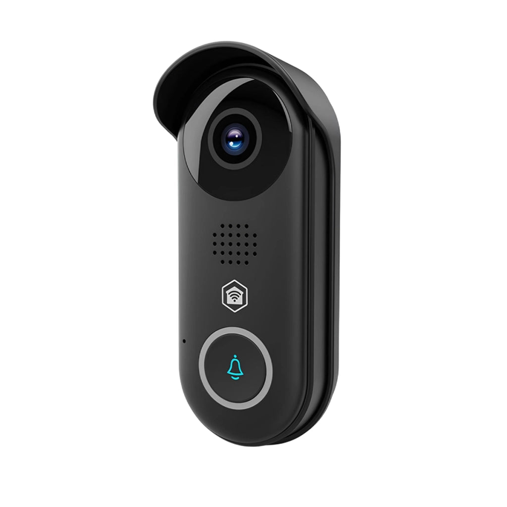 Videocitofono Wi-Fi 2MP Full HD 1080p IPX54 con Visione Notturna Nero Nedis