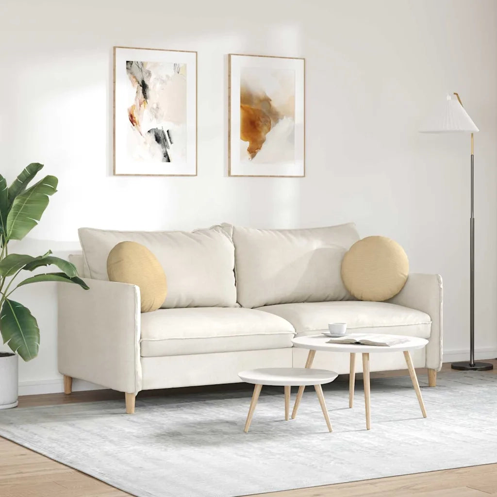 Cuscini per Seduta 2 pz | Cuscini per sedie Grigio Verde ? 40 cm Tessuto in Cords