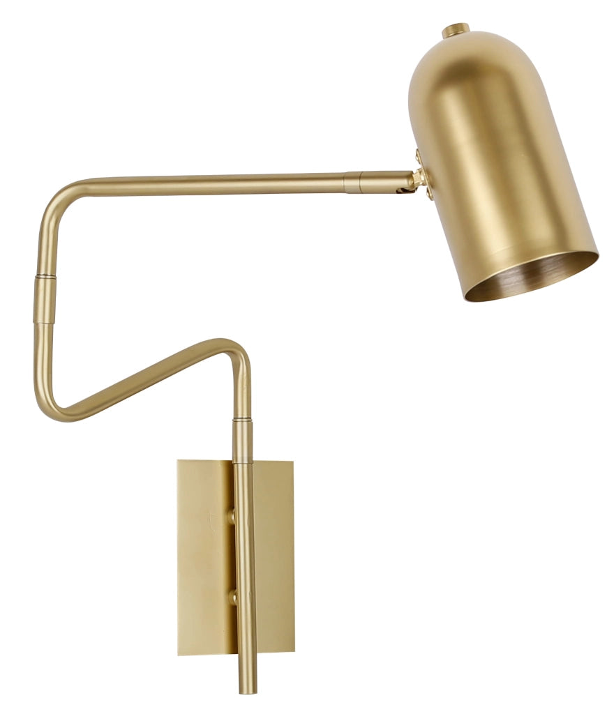 Applique Candellux Hosti ottone regolabile GU10 1 luce