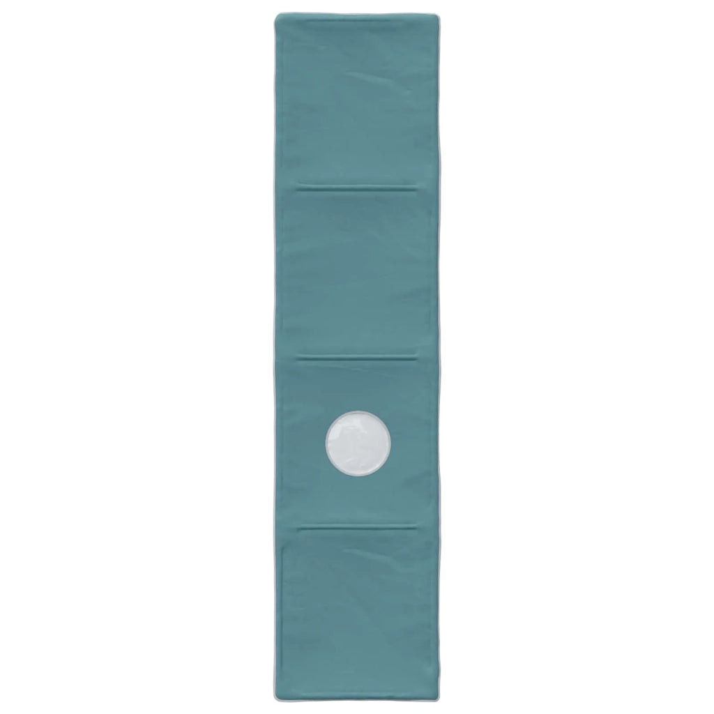 Tunnel per Letto 2 pcs Blu Chiaro 211 x 52,5 x 2 cm Poliestere 893703