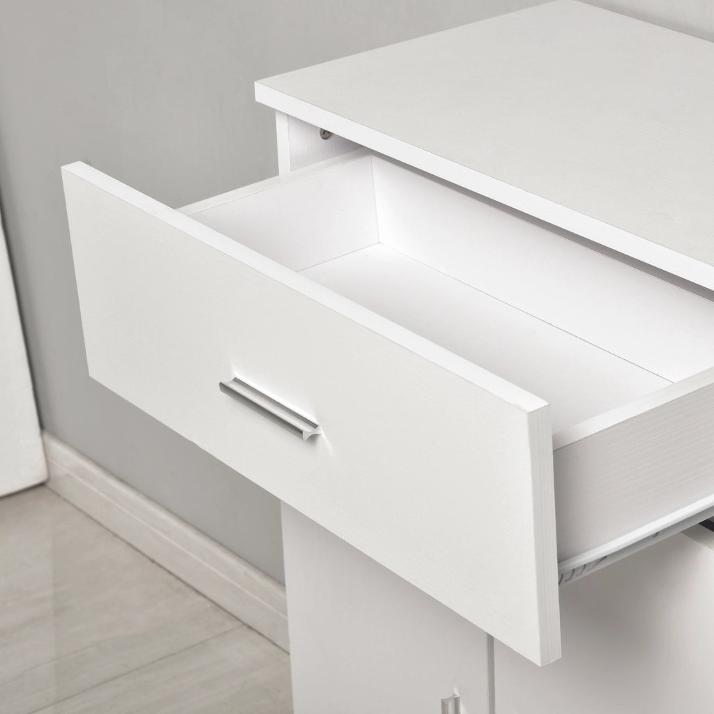 EasyComfort Scarpiera con Appendiabiti a Combinazione per Ingresso e Camera da Letto Legno 100x32x187cm Bianco