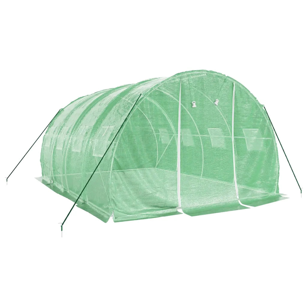 Serra con Telaio in Acciaio Verde 12 m2 4x3x2 m CFW5886937
