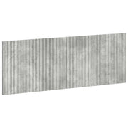 Testiera da Muro ARNHEM Grigio Cemento Legno ingegnerizzato 896738