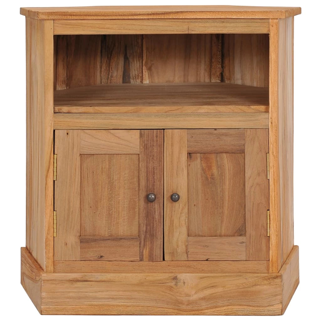 Credenza buffet cassettiera mobile contenitore organizer cucina soggiorno angolo salotto 60 x 45 x 60 cm legno massello di teak marrone 02_0031750