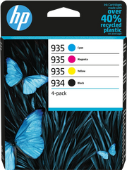 HP Confezione da quattro Cartucce di Inchiostro ciano/magenta/giallo e nero Originali 934 e 935