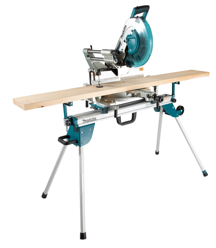 Makita DEBWST06 – Supporto/stand regolabile per troncatrici con struttura in alluminio fino a 2,55M