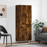 Credenza Rovere Fumo  69,5x34x180 cm in Legno Multistrato 3198166