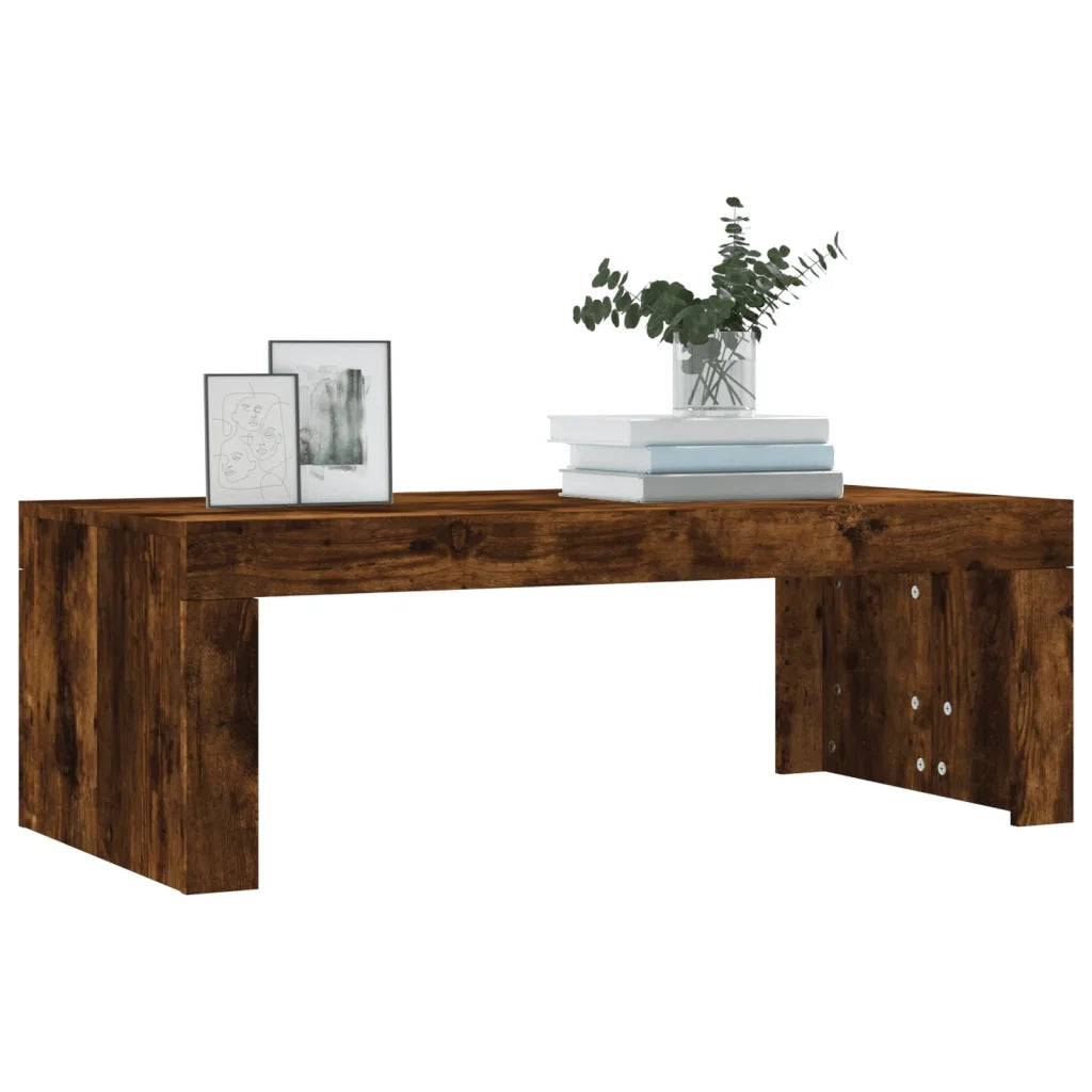 Tavolino da salotto | Tavolino da caff¨¨ | Tavolino da Soggiorno Rovere Fumo 102x50x36 cm Legno Multistrato