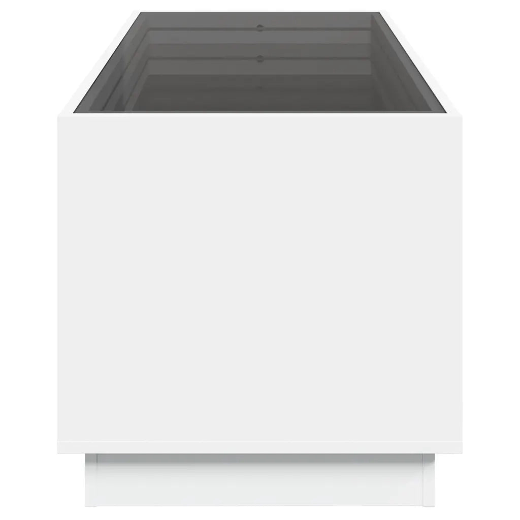 Tavolino da Salotto con LED Infinity Bianco 90x50x50 cm 847665