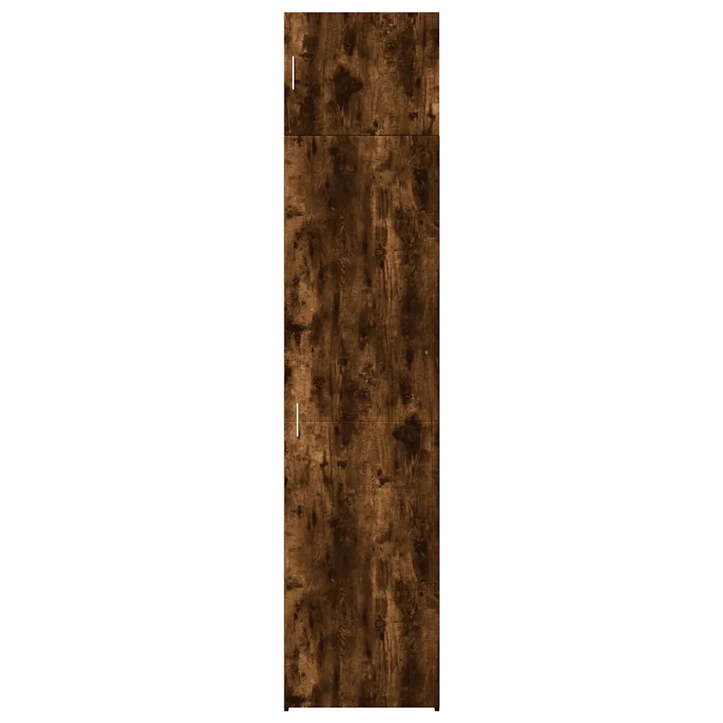 Mobile Sottile Rovere Fumo 50x42,5x225 cm in Truciolato 3281305