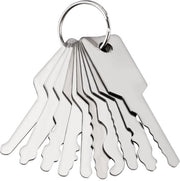 Chiave Master di Emergenza - Set di Chiavi Portatile e Versatile - Argento - Utilizzo Professionale - Soluzioni di Emergenza per Fabbri di Chiavi...
