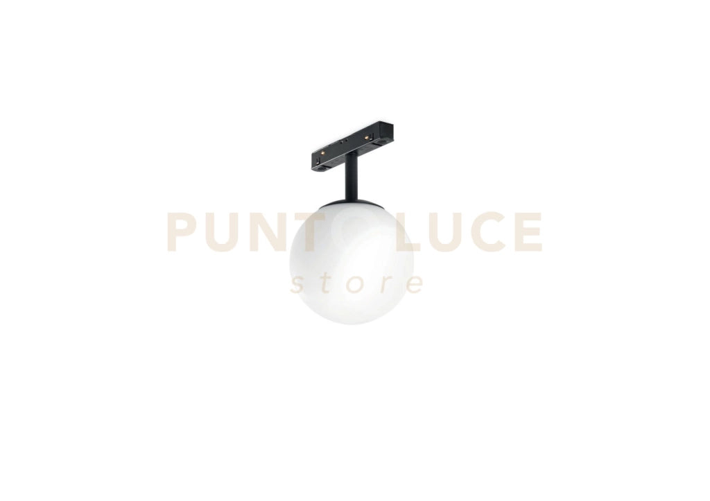 C/SFERA D.12CM A LED PER BINARIO MAGNETICO NERO 3000K 624LM 8W