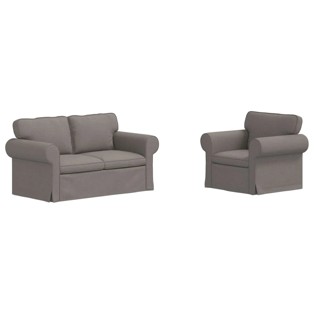 Set di divani 2 pcs Talpa 155 x 82 x 80 cm Tessuto 3407490