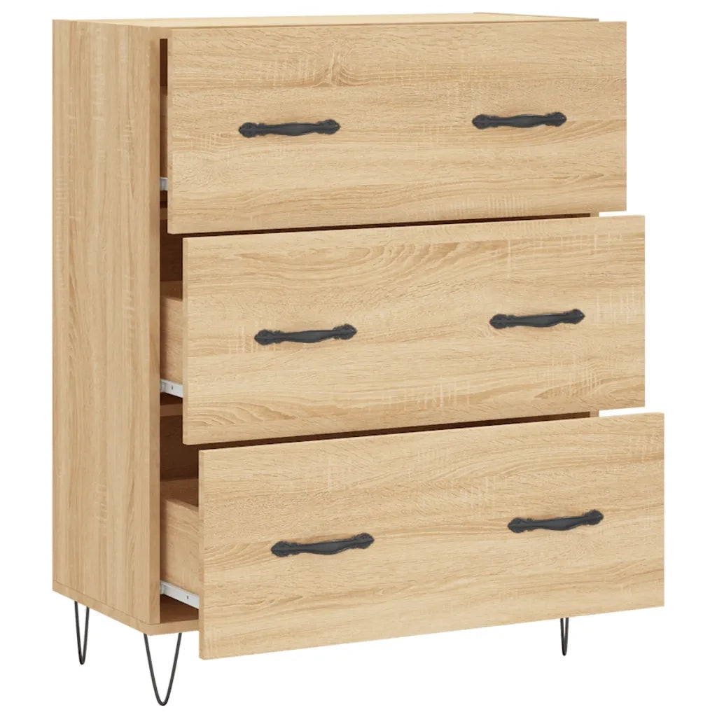 Credenza Rovere Sonoma 69,5x34x90 cm in Legno Multistrato 827847