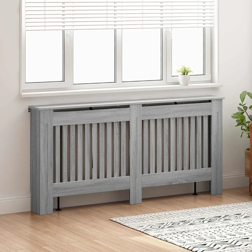 Copertura per radiatori Grigio Sonoma 172 x 19 x 81,5 cm CFW4168452