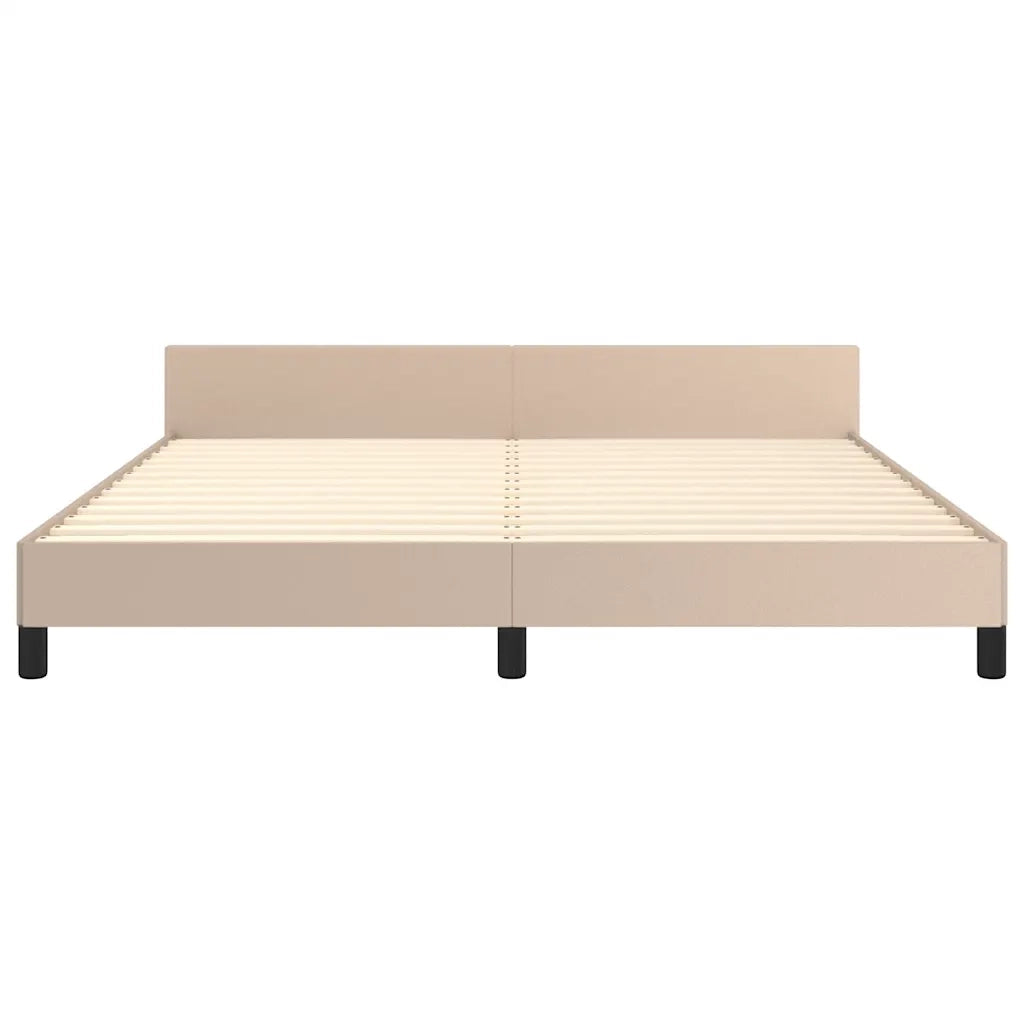 Giroletto con Testiera senza Materasso-Struttura Letto Cappuccino 160x200 cm