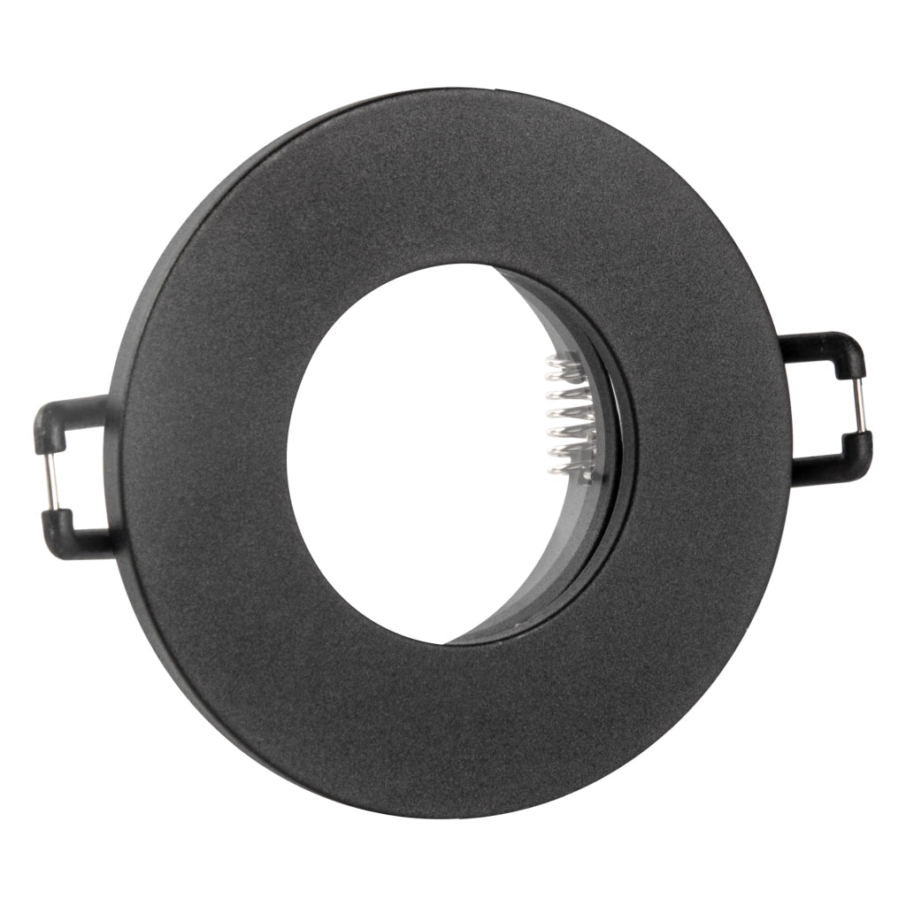 Faretto incasso nero Polux NEPTUN 322159 IP44 12V MR16
