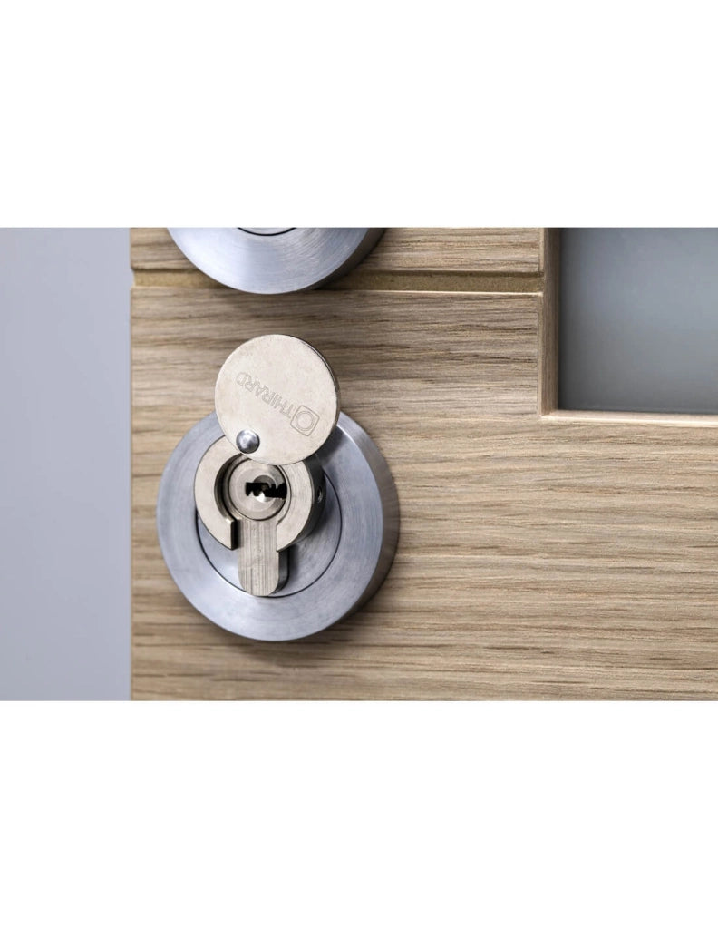 Copertura otturatore per cilindro europeo Ø 29 mm, ottone – THIRARD