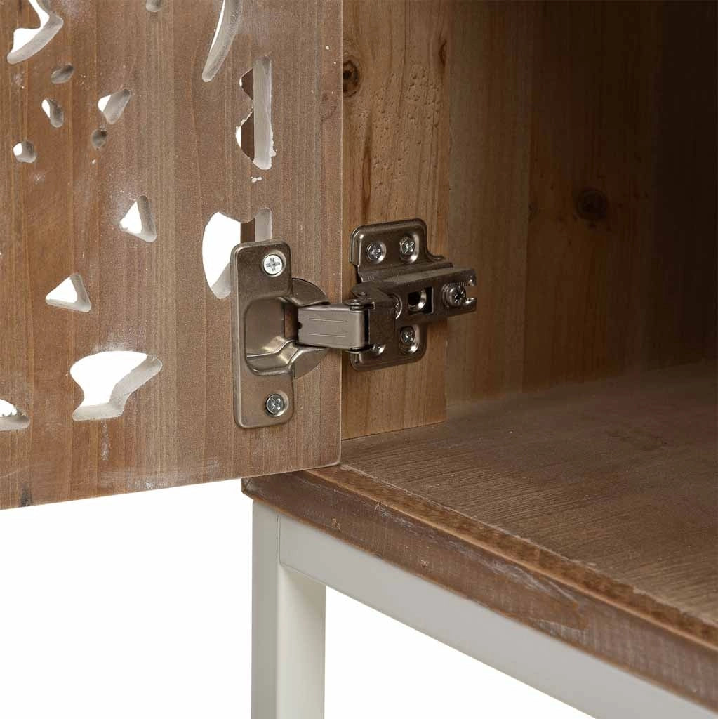Tavolino in legno bianco 45x35x60