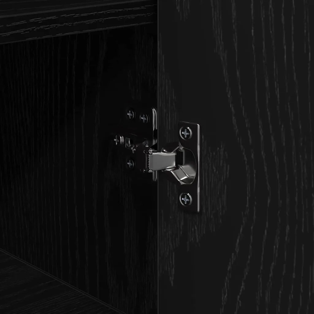 Credenza Rovere Nero 35,5 x 35 x 76 cm